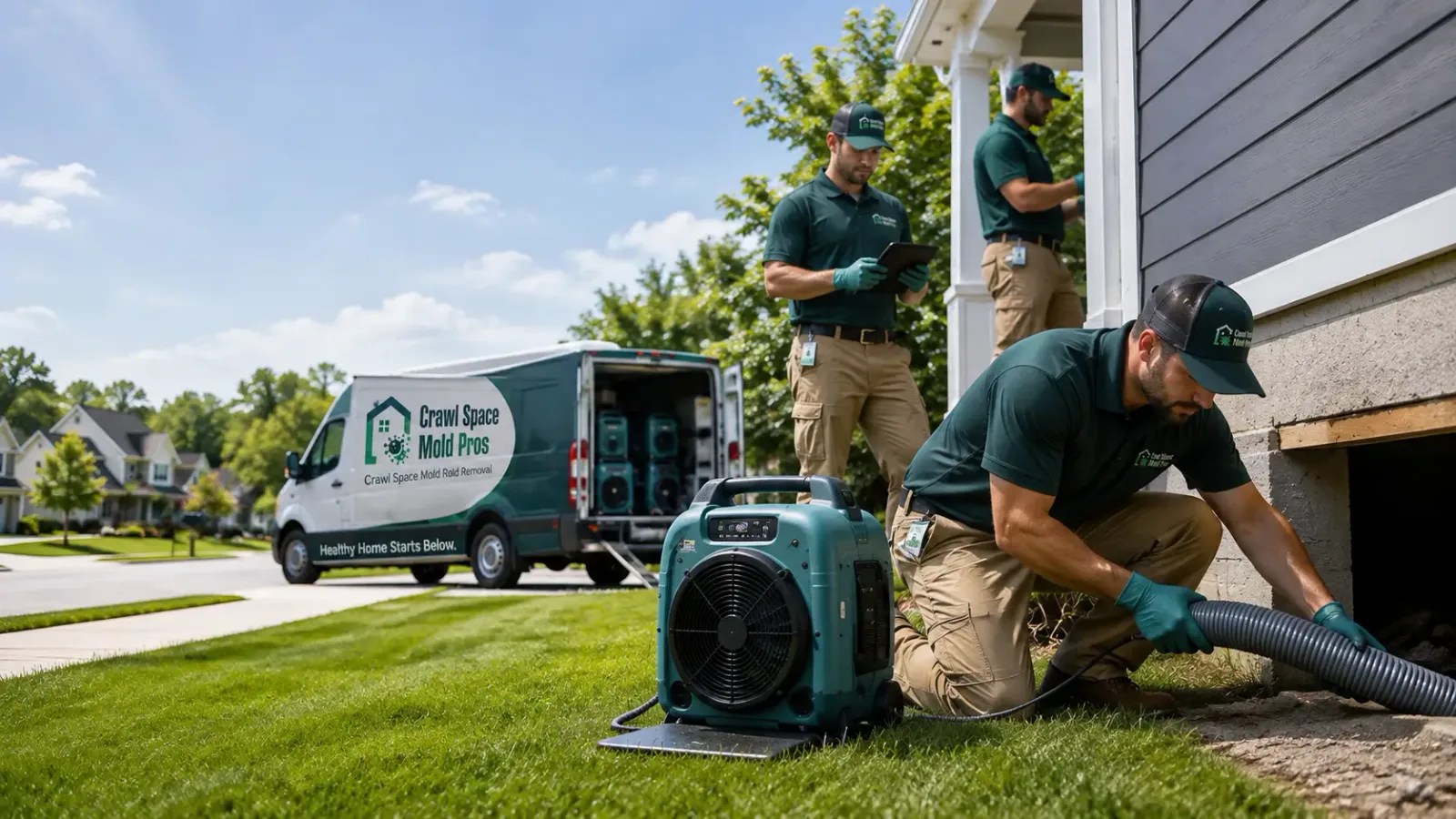 Crawl Space Mold Removal in Jackson, NH